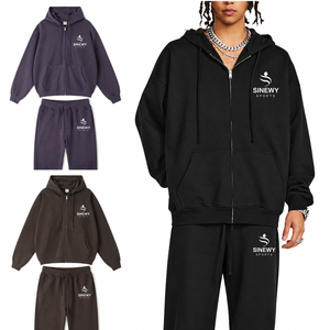 Sudadera con Capucha de Alta Calidad, 100% Algodón, con Cierre, Manga Larga, Estilo Holgado, Informal, con Cordón Ajustable, Transpirable - Product Image 2