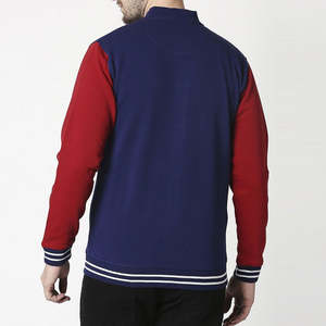 Vestes Varsity pour homme avec manches en cuir, logo personnalisé, veste de baseball en chenille pour homme - Product Image 3