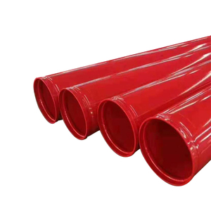 Tuyaux en acier pour la lutte contre l'incendie, norme ASTM d'Amérique latine, NFPA, rainurés, revêtement FBE rouge RAL3000, fabrication en usine - Product Image 1