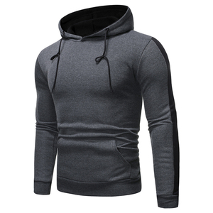 Sudadera con Capucha para Hombre, Corte Ajustado, Informal, Tejida en Poliéster, con Bolsillo, para Otoño - Product Image 3