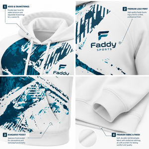 Custom Sublimation Print <b>Mens</b> Sports Hoodie Gym Fitness Performance Pullover Streetwear Unisex Activewear Training <b>Sweatshirt</b> - Product Image 4