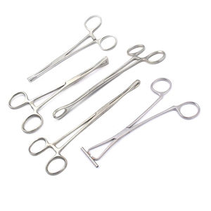 Pinza de Sujeción de Esponjas de Acero Inoxidable Manual de Buena Calidad, Reutilizable, Instrumentos Quirúrgicos WARSAW MEDICAL WM-HF-08 CE - Product Image 1