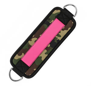 Sangles de cheville personnalisées camouflage en néoprène épais avec anneau en D pour machine à câble, entraînement de kickback et fitness - Product Image 3