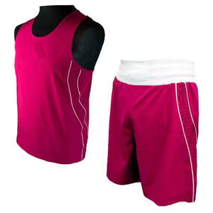 Uniforme de Boxeo Moderno, Chaleco y Pantalones Cortos de Boxeo, Conjunto de Uniforme de Boxeo Más Vendido en Oferta - Product Image 1