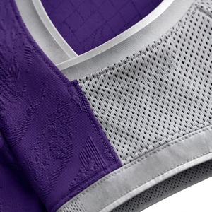Camiseta Deportiva de Fútbol para Hombre, Cuello en V, Manga Corta, Transpirable, de Malla de Poliéster - Product Image 6