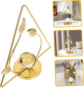 Decorative Metal <b>Leaf</b> Sculpture for Home <b>Decor</b> Elegant Tabletop Showpiece - Product Image 5