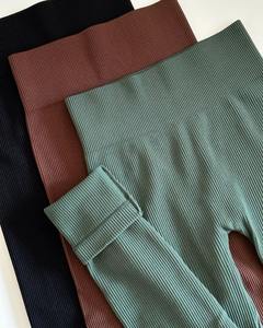 Pantalons sur mesure taille haute pour femmes, meilleurs vêtements de sport, leggings de yoga, spandex/polyester/coton, antibactériens - Product Image 5