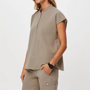 Uniformes de Hospital, Uniformes Médicos, Traje de Enfermera de Manga Larga, Nuevo Color, Traje Quirúrgico para Mujer de Verano, Uniformes de Enfermera - Product Image 1