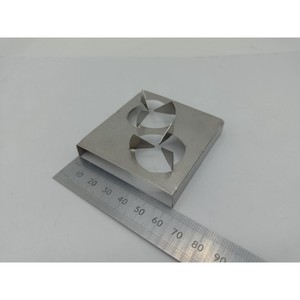 New Arrival Stainless Steel Square Trivet with <b>Red</b> Sun Design Non-Slip Modern Table Mat - Product Image 3