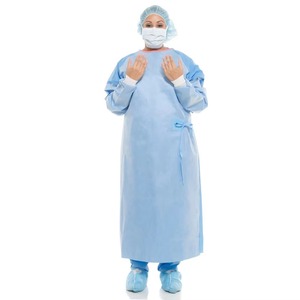 Bata de paciente personalizada para hospital, bata de examen médico, desechable y reutilizable, ropa para pacientes sanitarios, bata de enfermería para clínica - Product Image 6