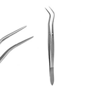 Pince à épiler dentaire Meriam 16cm en acier inoxydable Pince à épiler dentaire autoclavable Pince à épiler en coton Pakistan - Product Image 1
