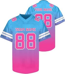 Camisetas de Fútbol Americano Sublimadas con Logotipo de Equipo Personalizado, Manga Corta, Transpirables, que Absorben la Humedad, Venta al Por Mayor - Product Image 2