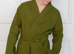 Durable Polyester/Cotton Men Bathrobe-Premium Quality Seamless Eco-Friendly & Breathable Custom Logo/Colors Wholesale Available - Product Image 3