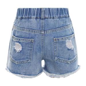 Shorts en jean taille haute pour femmes, tendance, décontractés, super déchirés, personnalisables, pour l'été - Product Image 5