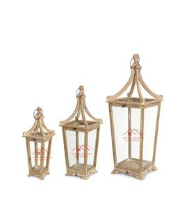 Linterna de diseño duradero de alta calidad elegante para decoración del hogar uso en venta al por mayor linterna de vela de diseño marroquí de madera - Product Image 1