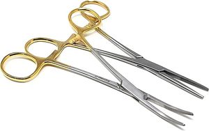Pinzas Hemostáticas Kelly de Acero Inoxidable de Alta Calidad, Manuales, Nuevas, Rectas y Curvas, con Certificación CE - Product Image 3