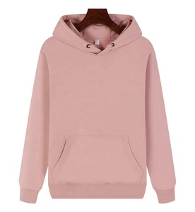 Vente en gros d'usine de haute qualité 360gsm 100% coton doublé polaire conception de logo personnalisé unisexe vierge essentiel sweats à capuche pour hommes femmes - Product Image 3