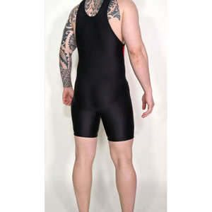 OEM Custom Wrestling Weightlifting Singlets High Performance <b>Compression</b> Sportswear Supplier Custom Team Wrestling Singlets - Product Image 6