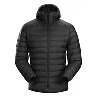 Veste matelassée légère en duvet d'oie/canard 700-900 fill power pour homme, personnalisable en gros, manteau isolant rembourré en coton pour l'extérieur