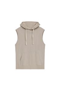 Sweat-shirt sans manches pour homme avec poches, idéal pour la salle de sport, avec impression de logo personnalisée et vêtements de fitness - Product Image 3