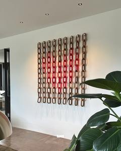 Chaînes décoratives en résine colorée au design moderne, logo personnalisable, faites à la main pour Diwali et anniversaires - Product Image 2