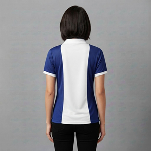 เสื้อโปโลผู้หญิงผ้าฝ้าย 100% ขายส่ง ปักโลโก้ตามสั่ง ระบายอากาศได้ดี แขนสั้น แห้งเร็ว เป็นมิตรกับสิ่งแวดล้อม สำหรับฤดูร้อน - Product Image 3