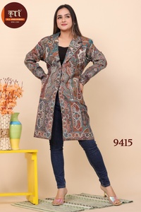 Abrigos de Lana Multicolor Premium para Mujer – Atuendo de Invierno a la Moda, Abrigos de Lana Cómodos para Mujer – Colección Elegante Multicolor para - Product Image 3