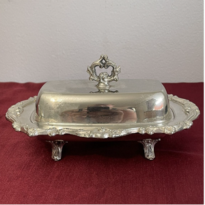 Magnifique becquet à beurre en métal pour comptoir avec couvercle, style européen, en acier inoxydable avec bouton, plateau à beurre incassable - Product Image 6