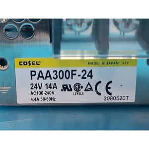 COSEL PAA300F-24 แหล่งจ่ายไฟแบบสวิตชิ่ง AC-DC มือสอง ใช้งานได้ทันที อะไหล่อุปกรณ์เซมิคอนดักเตอร์รุ่นเก่า - Product Image 4