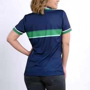 Camiseta Deportiva Transpirable de Alta Calidad, Verano 2026, Polo para Mujer, Manga Corta, Corte Ajustado, Camiseta de Tenis con Parches - Product Image 4