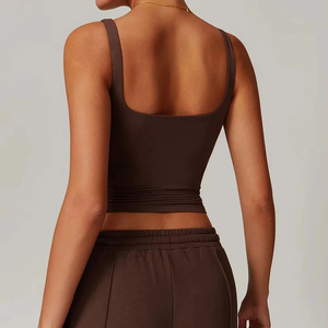 Chaleco Deportivo para Mujer, Top de Gimnasio, Ropa de Yoga sin Mangas, Ropa Deportiva de Secado Rápido, Camiseta Deportiva para Entrenamiento - Product Image 5