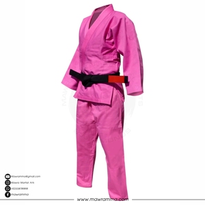 ชุดยิวยิตสูแบบเป็นมิตรต่อสิ่งแวดล้อม ผ้าฝ้าย 100% ทอลายเพิร์ลวีฟ พร้อมปักโลโก้ตามสั่ง ชุดกิโมโนบราซิลเลียนยิวยิตสูสำหรับมืออาชีพ ชุดฝึกซ้อมสำหรับการต่อสู้ - Product Image 3