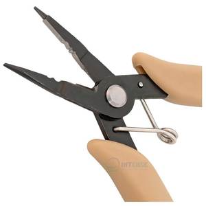 Pince multifonctionnelle en acier inoxydable pour la fabrication de bijoux, 5 pouces, à bec, à sertir et coupe-fil INTENSE - Product Image 1