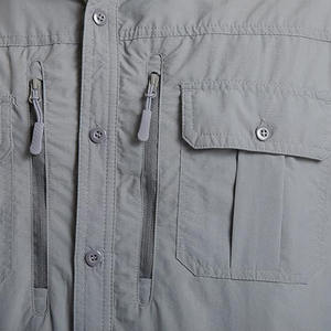 Camisa Táctica de Pesca y Caza para Hombre, Personalizada, con Botones, Manga Larga, Protección Solar UPF 50, Resistente al Viento, Ventilada, Transpirable, de Secado Rápido, 100% XL - Product Image 4