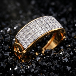 Bague de fiançailles et de mariage pour femme en or massif 14 carats avec diamant de laboratoire certifié IGI - Product Image 5