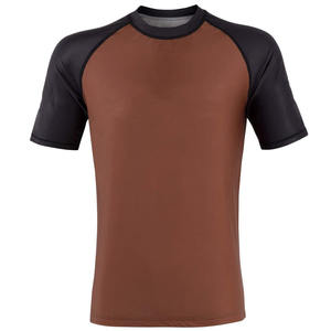 Oem Custom Made 100% Polyester Cotton Rashguard For Mens And Womens Compression Uv Light Protection Shirt For Adults - Product Image 1