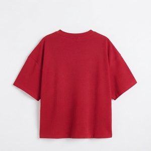 Top Corto Informal para Mujer, Manga Corta, Cuello Redondo, Ropa Básica, Proveedor Mayorista - Product Image 2