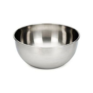 Bol en métal poli au design minimaliste, compatible lave-vaisselle, pour servir les aliments, bol de cuisine, vaisselle, bol de service - Product Image 3