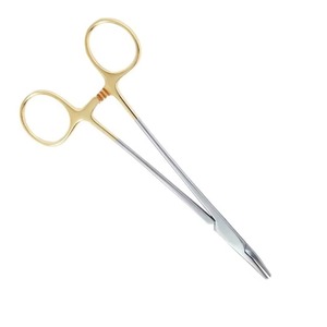 Stainless Steel Manual Reusable Needle Holder Surgical Needle Driver High-<b>Temperature</b> Sterilized Suture Holding <b>Instrument</b> - Product Image 2