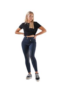 Pantalones de equitación resistentes para trabajo en ranchos, diseño duradero con bolsillos, equipo de calidad, pantalones de montar a caballo. - Product Image 6