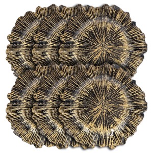 Plato de Metal con Forma de Flor, Acabado Único, para Regalos, Entretenimiento de Invitados y Reuniones Familiares, Decoración Elegante para la Mesa - Product Image 6
