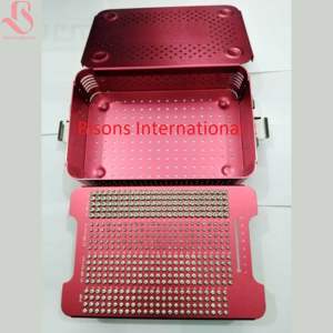 Juego completo de tornillos ortopédicos manuales de acero inoxidable Bisons Wholesale, tornillos de bloqueo corticales y esponjosos con caja de almacenamiento - Product Image 1