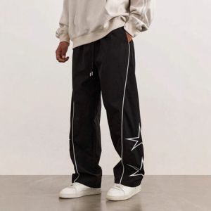 <b>Men</b> <b>Baggy</b> Pants Casual Loose Fit Wide Leg <b>Trousers</b> Soft Comfortable Fabric Modern Streetwear Outdoor Everyday Clothing - Product Image 5