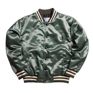 New Wholesale Coated Custom Design Style Hot <b>Sale</b> High Quality Eco-Friendly Breathable Varsity Satin <b>Spring</b> Sporty Front - Product Image 5