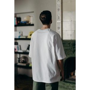 Camiseta Unisex de Algodón Dsatwaerty de 240g, Manga Corta, Cuello Redondo, para Hombre y Mujer, Teñida con Hilo - Product Image 3