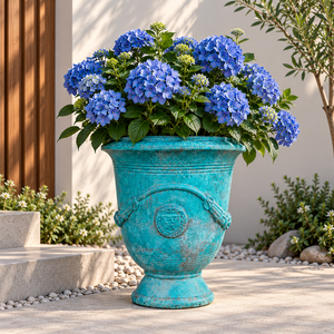 Vases de jardin en fibre de verre légers en gros, urnes d'extérieur classiques, pots décoratifs, services de conception personnalisée OEM ODM - Product Image 6
