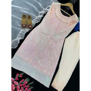 Ensemble de vêtements de fête pour femmes, haut, bas et dupatta - Product Image 2