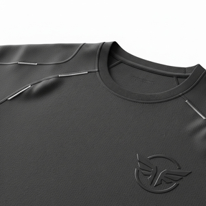 T-shirt de sport rafraîchissant en tissu à sensation froide, dissipation de la chaleur, technologie de refroidissement instantané, idéal pour l'entraînement estival et le fitness - Product Image 5