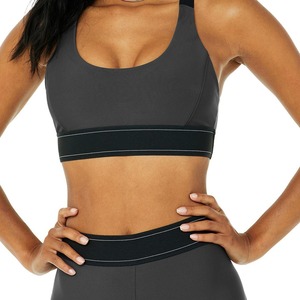 Conjuntos Deportivos de Yoga Seamless Beauty Back de Secado Rápido con Ribete Blanco para Mujer, Cintura Ancha, Ropa Deportiva de Pilates de Alta Calidad - Product Image 6