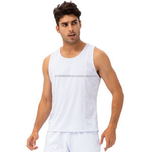 Camisetas Deportivas Transpirables de Secado Rápido y Alta Elasticidad para Hombre, Camisetas sin Mangas para Entrenamiento Físico, Correr al Aire Libre - Product Image 4